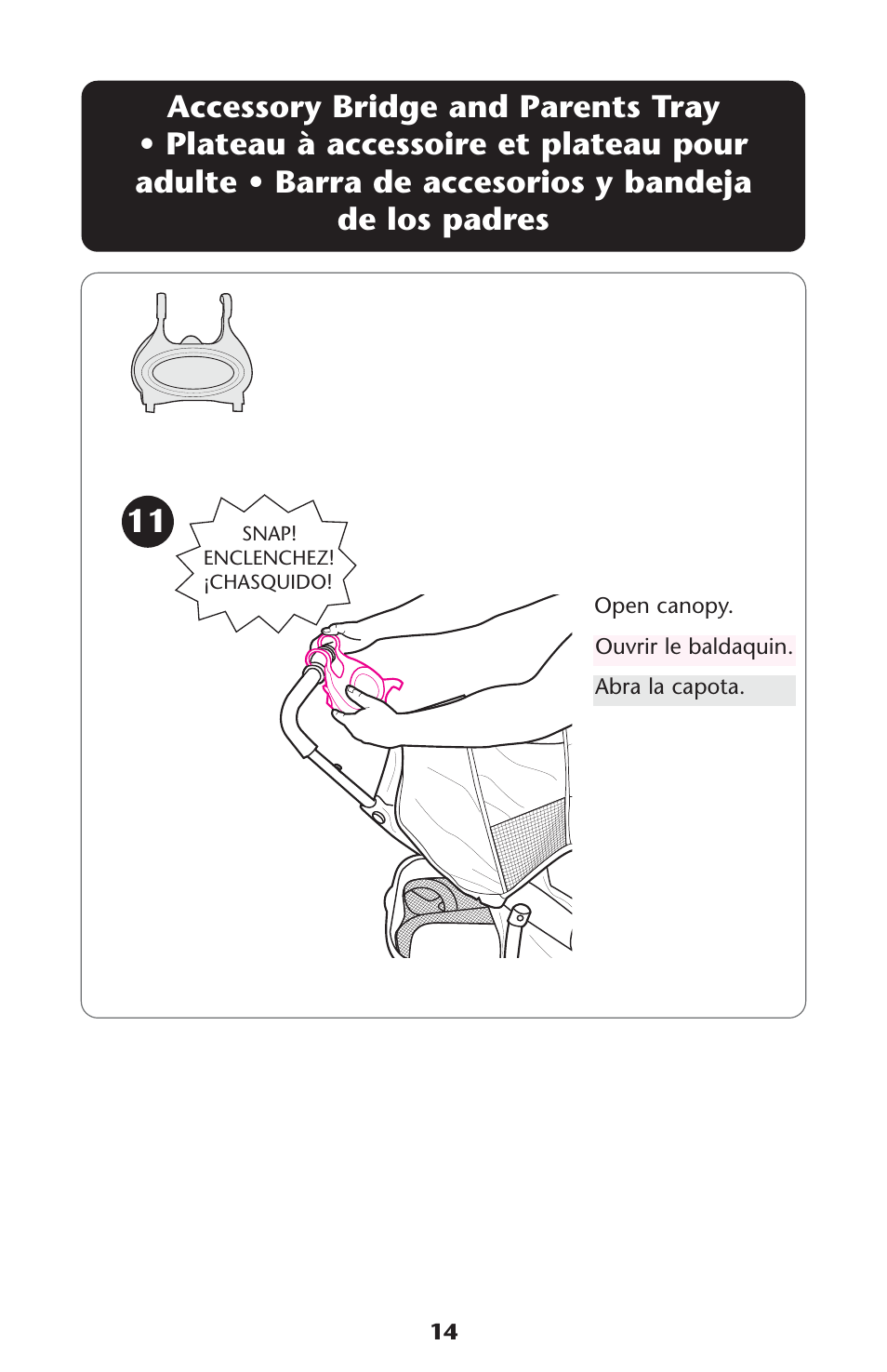 Graco Quattro Tour 1749531 User Manual | Page 14 / 128