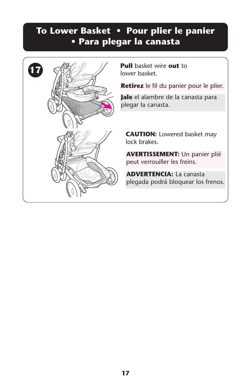 Graco Quattro Tour 1749531 User Manual | Page 17 / 128