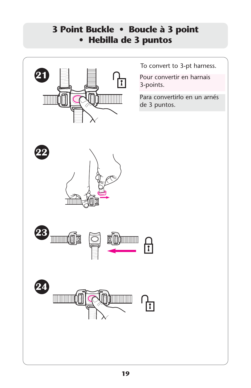 Graco Quattro Tour 1749531 User Manual | Page 19 / 128