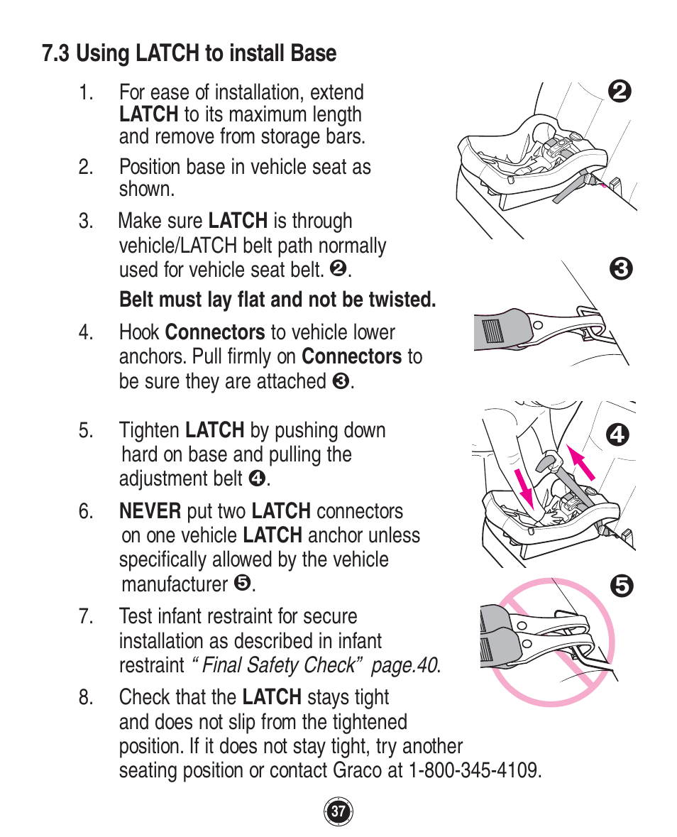 Graco Quattro Tour 1749531 User Manual | Page 77 / 128