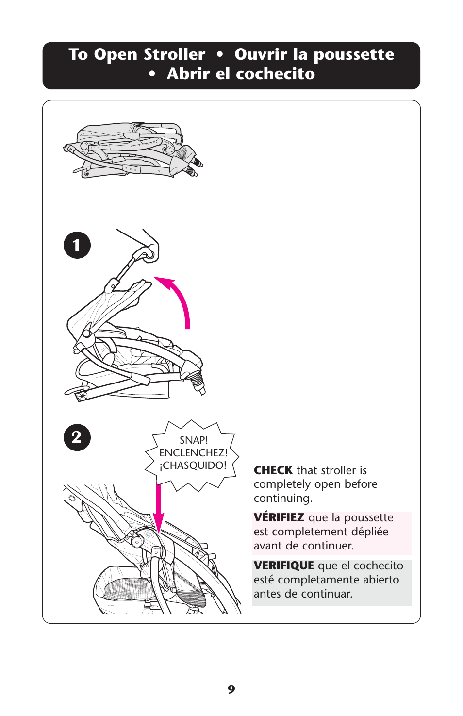 Graco Quattro Tour 1749531 User Manual | Page 9 / 128