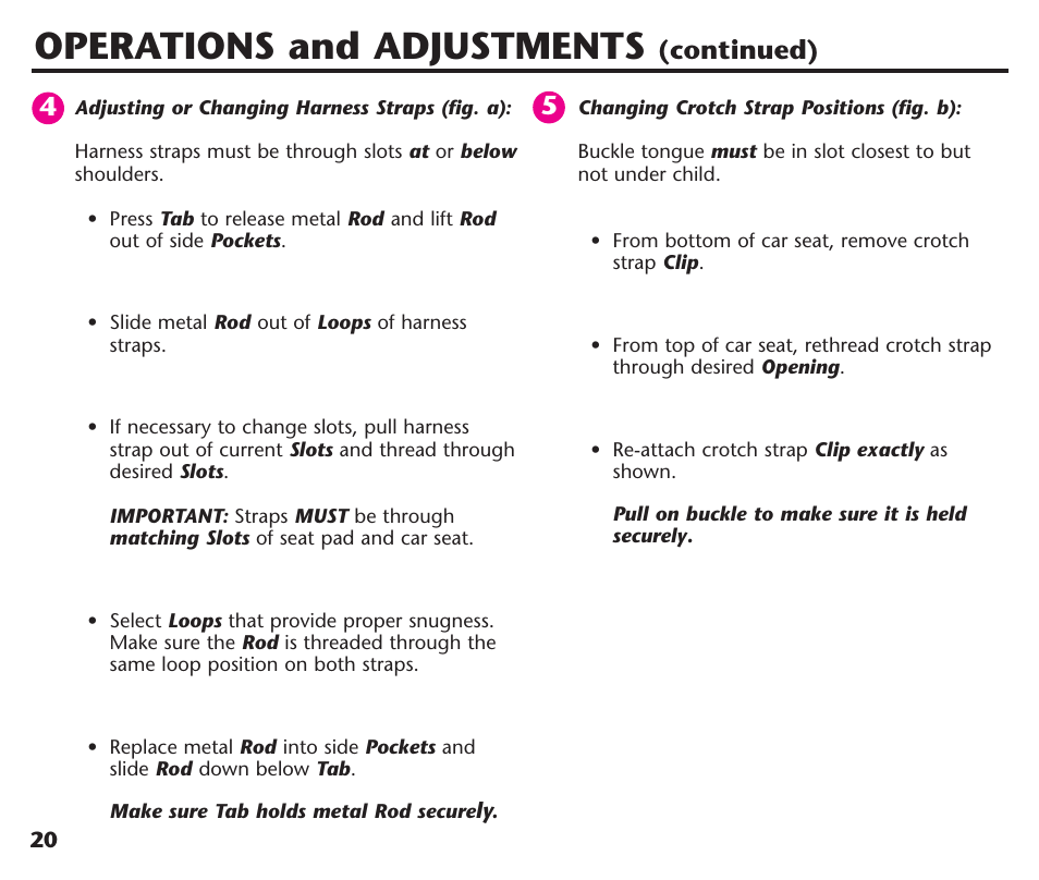 Operations and adjustments, Continued) | Graco Assura ISPC116BA User Manual | Page 22 / 68