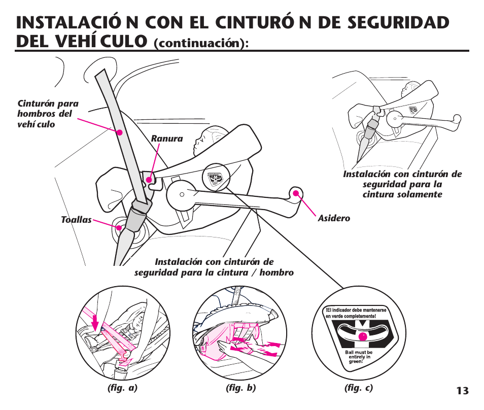 Continuación) | Graco Assura ISPC116BA User Manual | Page 49 / 68