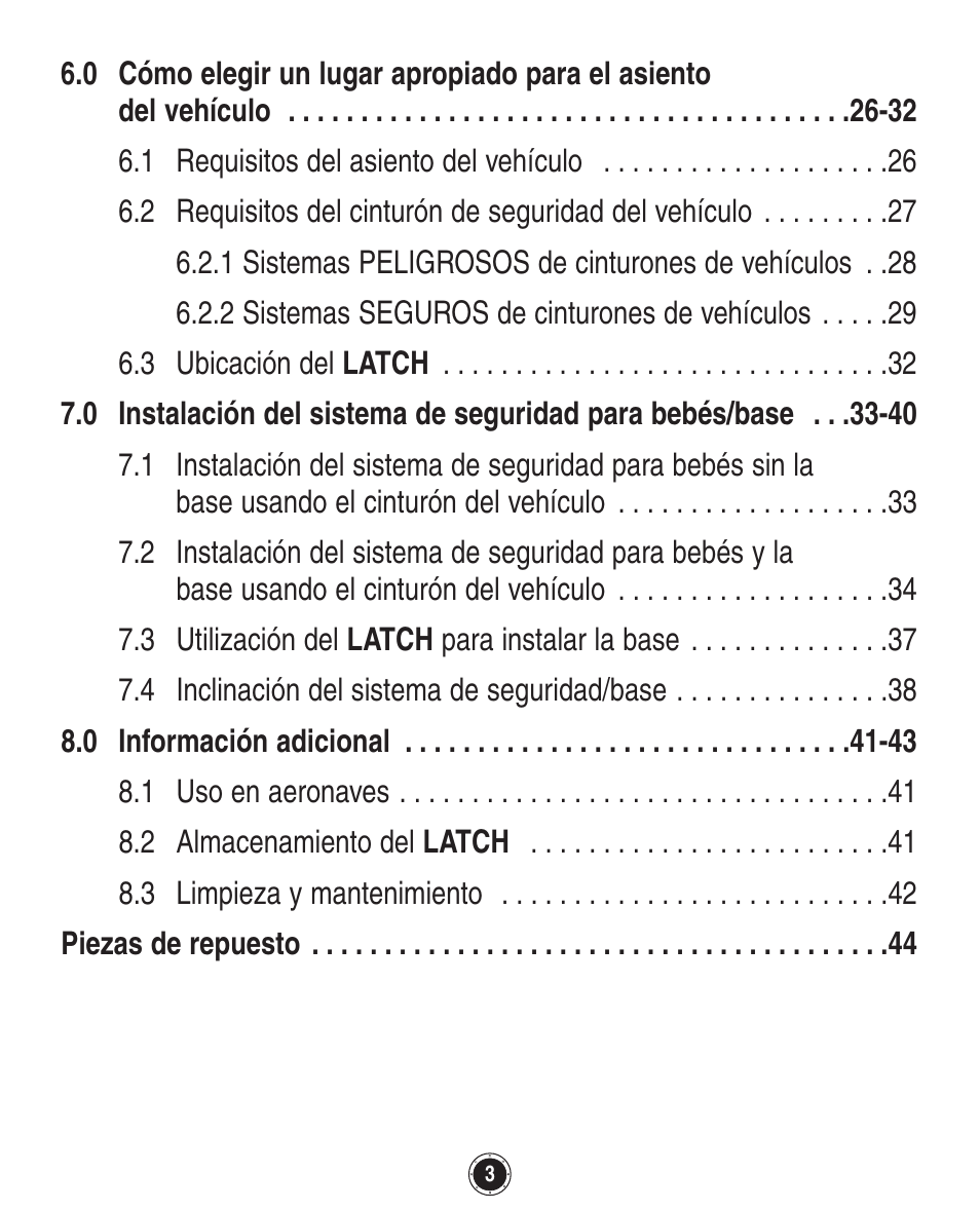 Graco Baby Accessories User Manual | Page 87 / 128