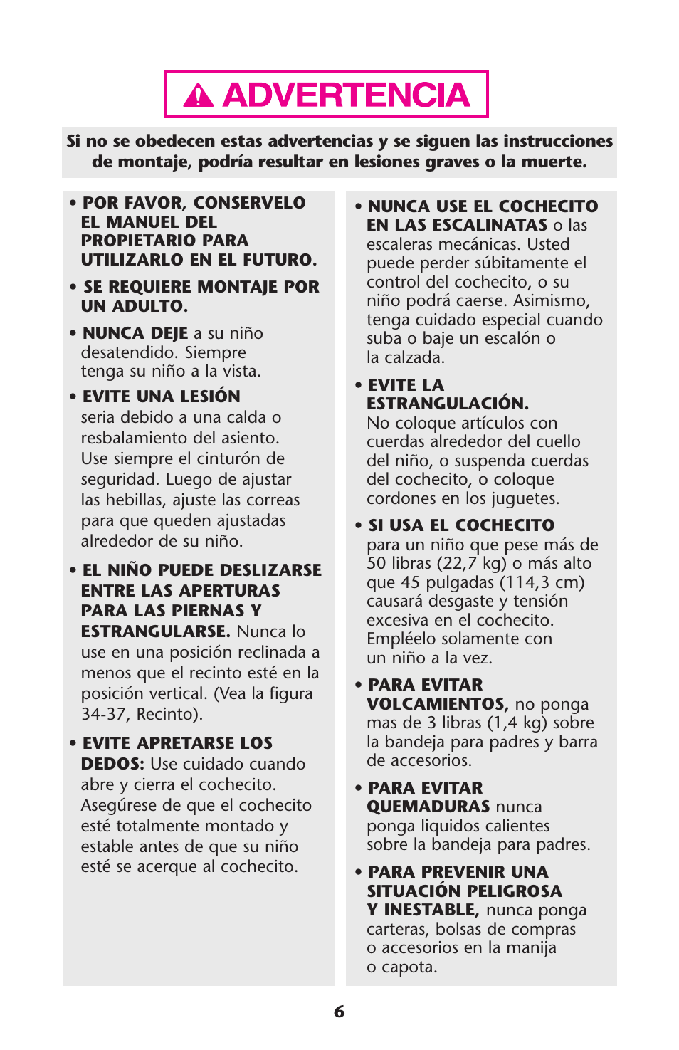 Graco ISPA178AB User Manual | Page 6 / 40