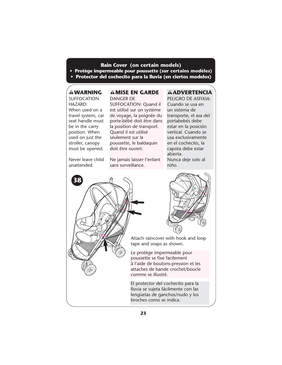 Graco ISPA208AA User Manual | Page 23 / 32