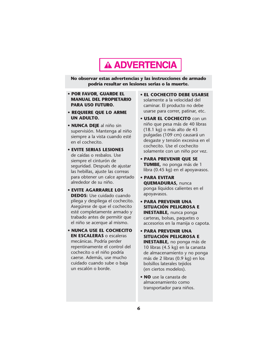 Graco ISPA208AA User Manual | Page 6 / 32