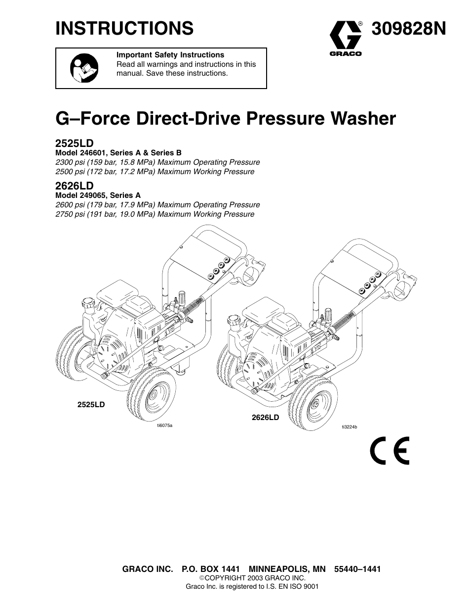 Graco 249065 User Manual | 28 pages