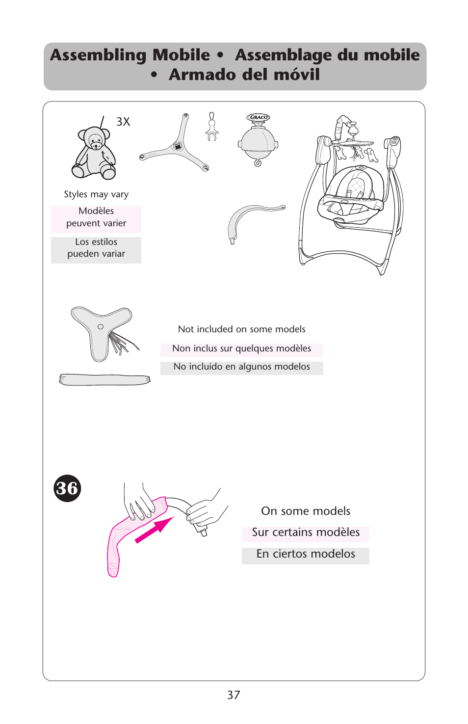 Graco Lovin' Hug 1751537 User Manual | Page 37 / 48