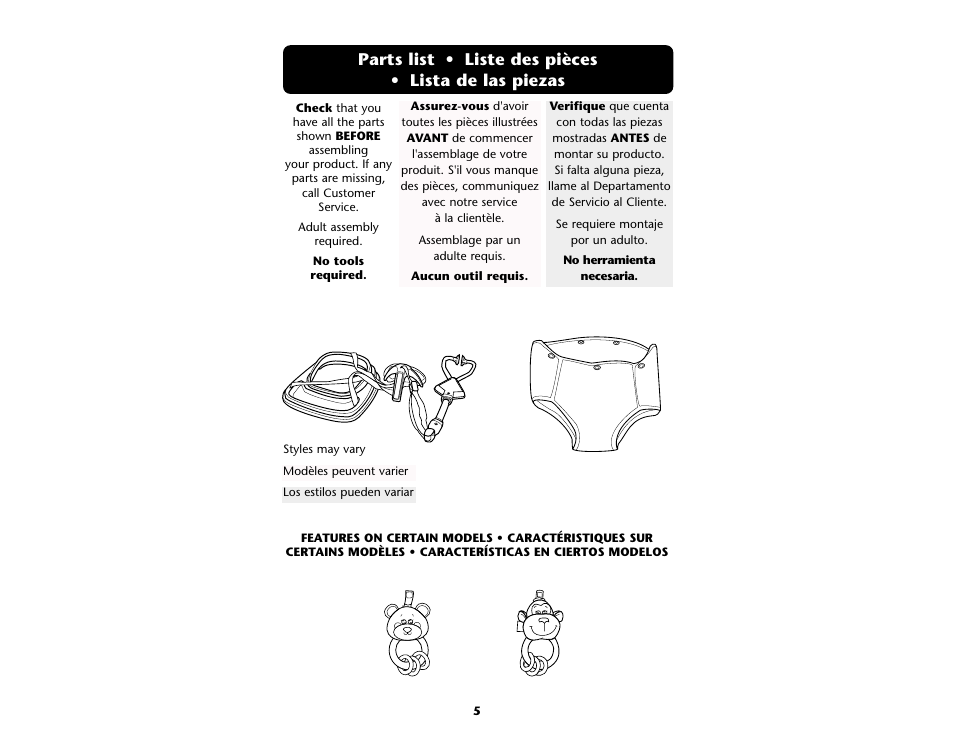 Graco Bumper Jumper ISPD004AB User Manual | Page 5 / 20