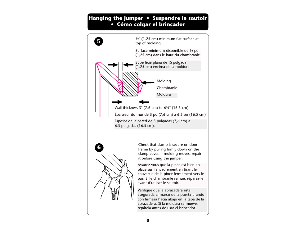 Graco Bumper Jumper ISPD004AB User Manual | Page 8 / 20