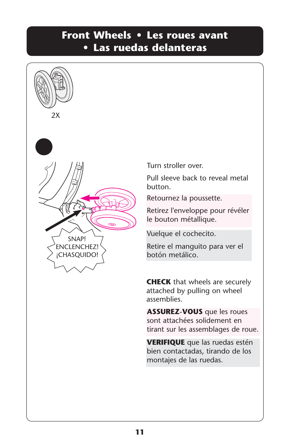 Ront s | Graco 1760752 User Manual | Page 11 / 36