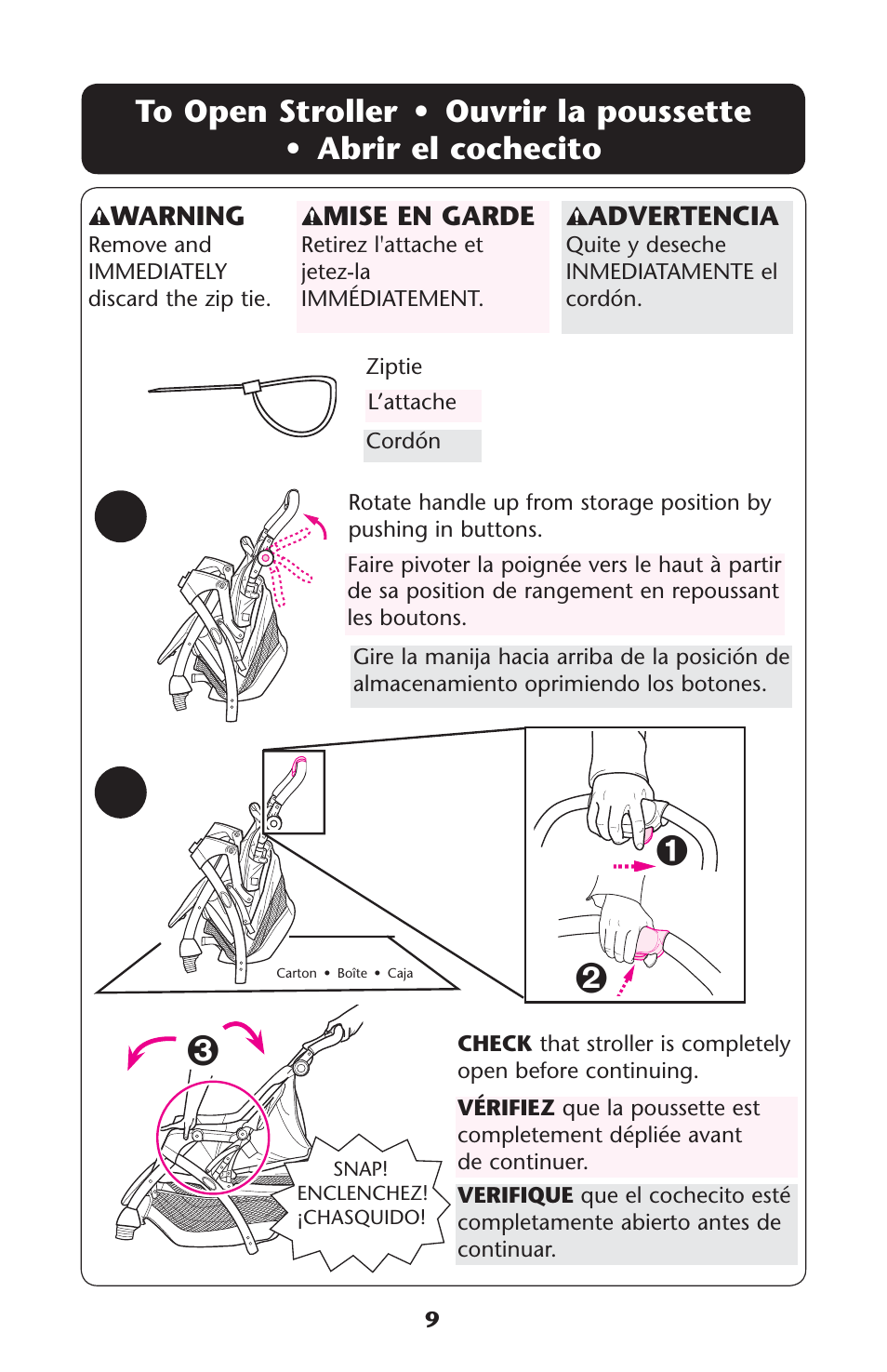 4o s | Graco 1760752 User Manual | Page 9 / 36
