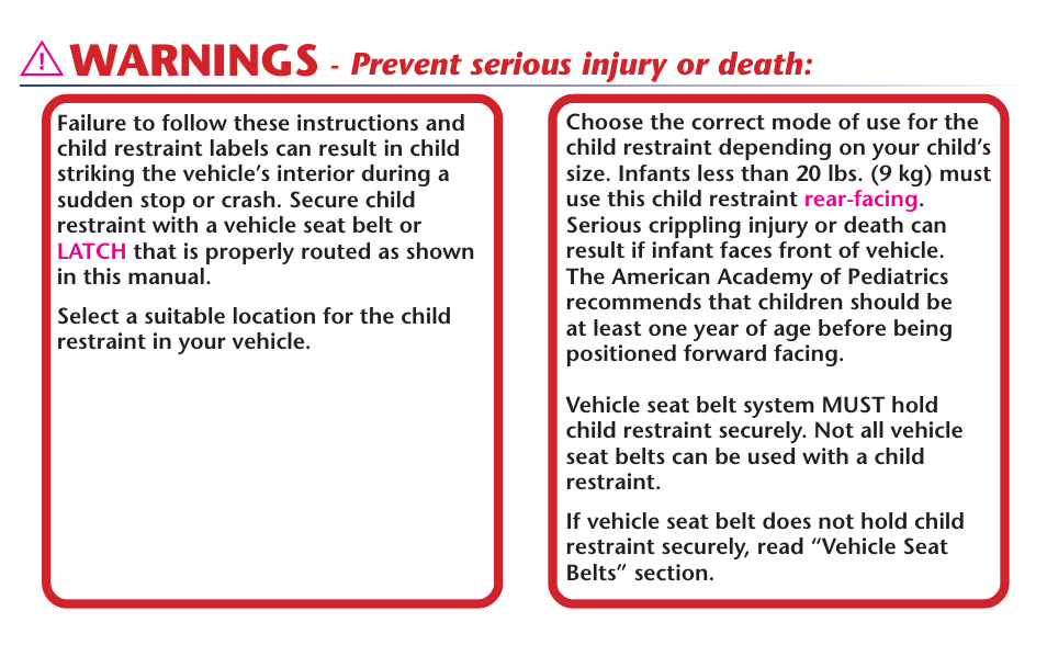 Warnings, Prevent serious injury or death | Graco 65 User Manual | Page 6 / 104