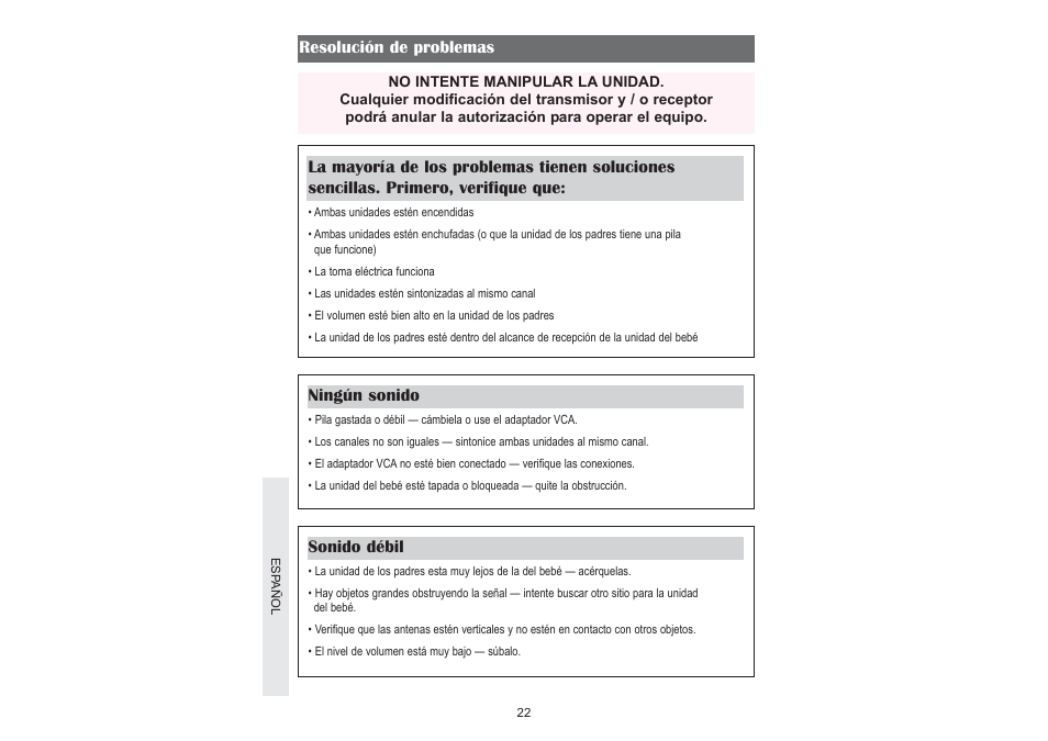 Graco UltraClear 2755 User Manual | Page 22 / 24