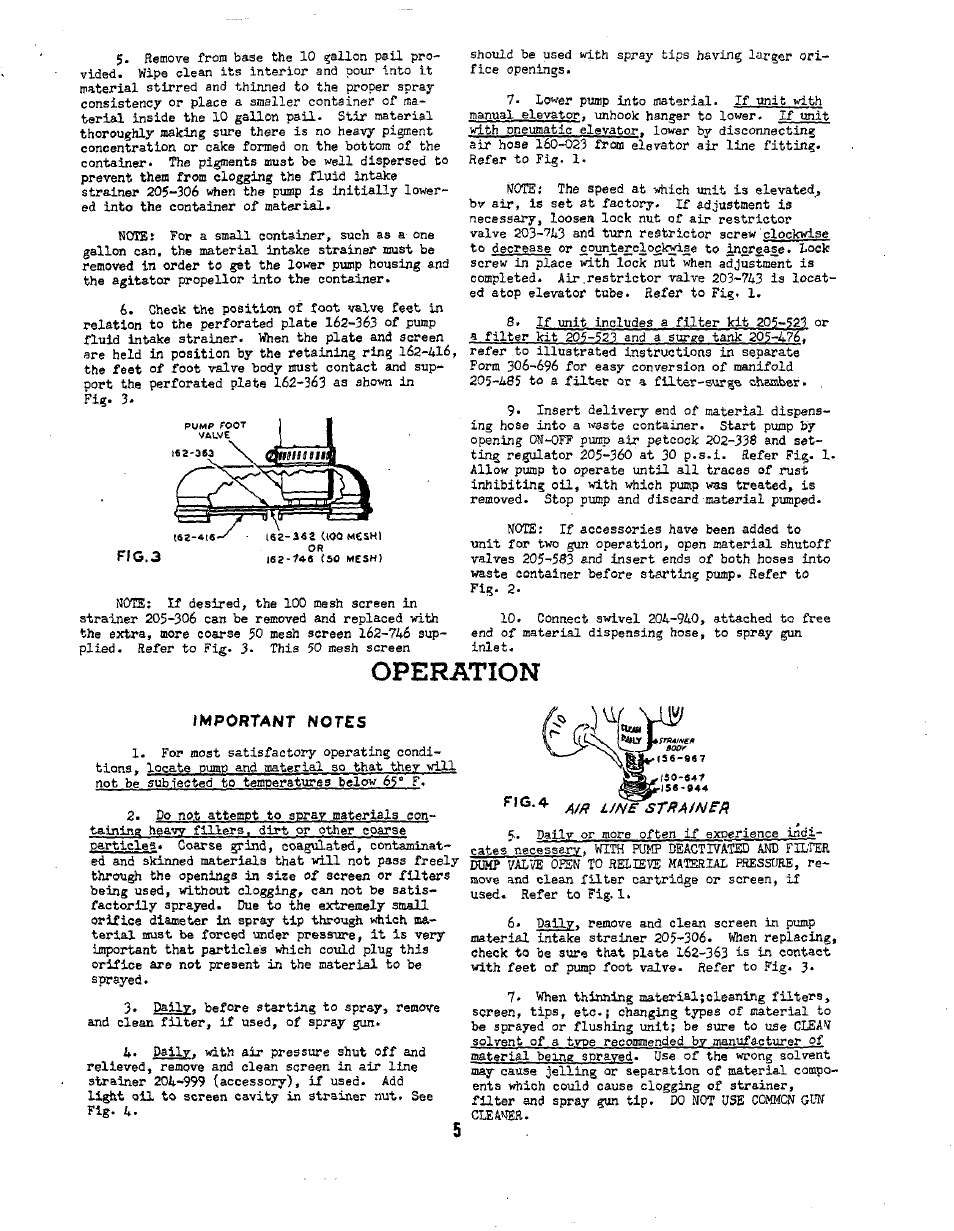 Operation | Graco 226-167 SERIES"A" User Manual | Page 5 / 9