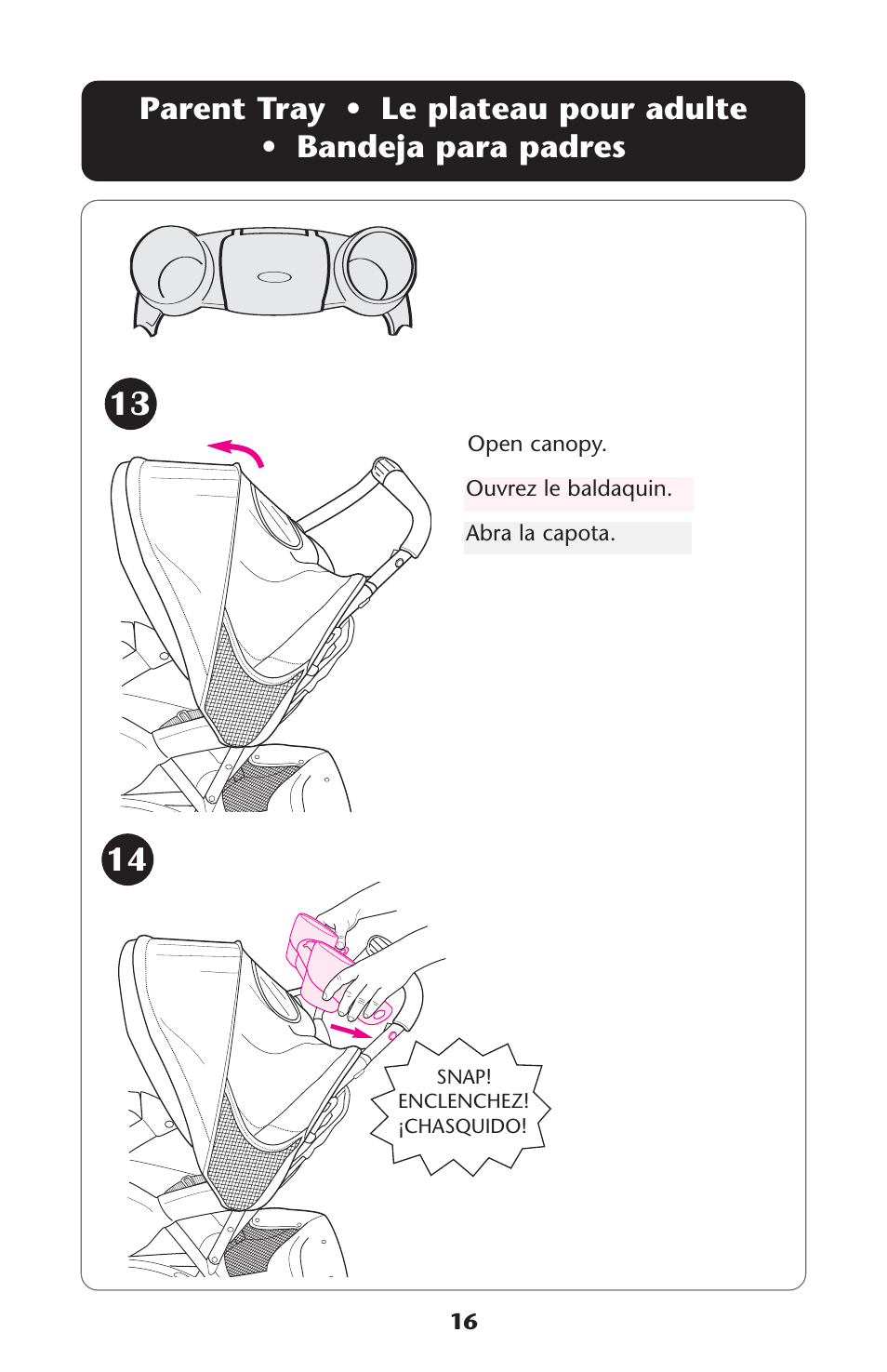 Graco 7255JJB3 User Manual | Page 16 / 112