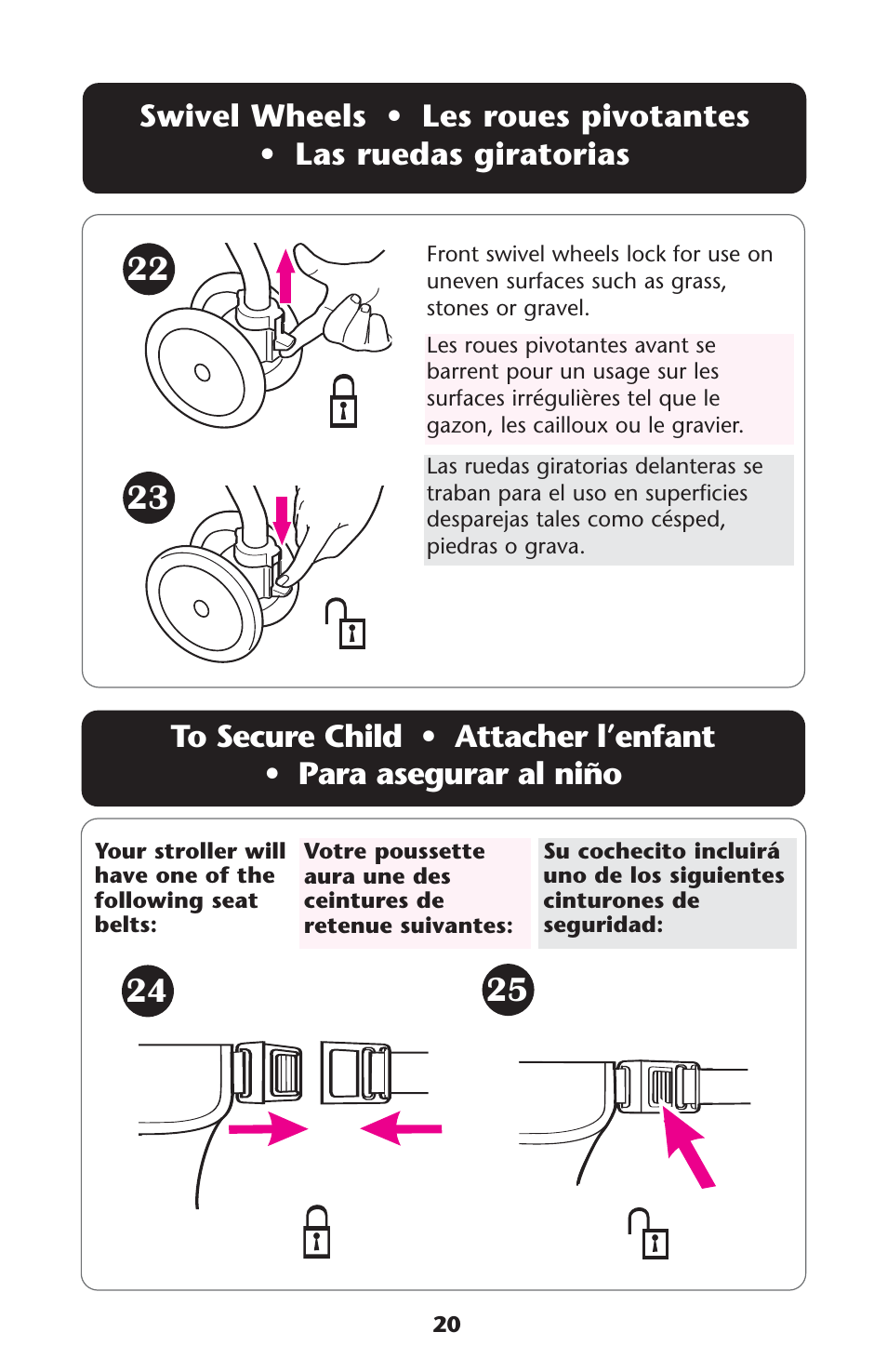 Graco 7255JJB3 User Manual | Page 20 / 112