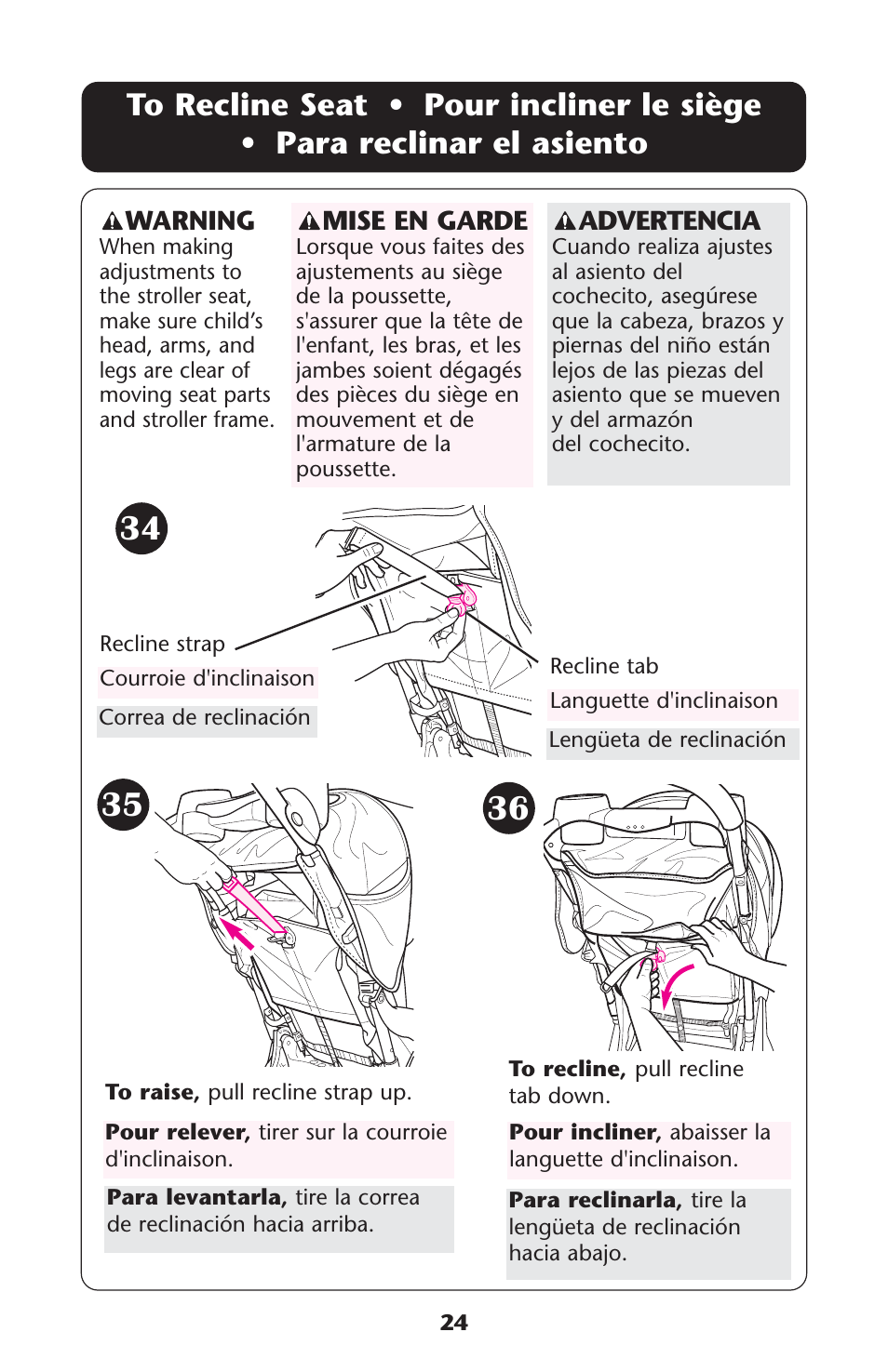 Graco 7255JJB3 User Manual | Page 24 / 112