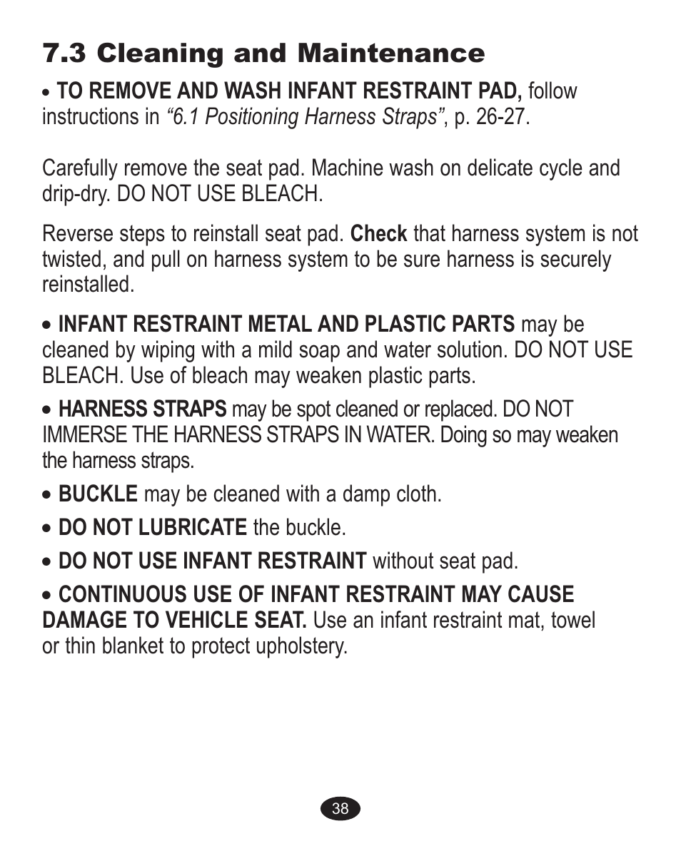 3 cleaning and maintenance | Graco 7255JJB3 User Manual | Page 70 / 112