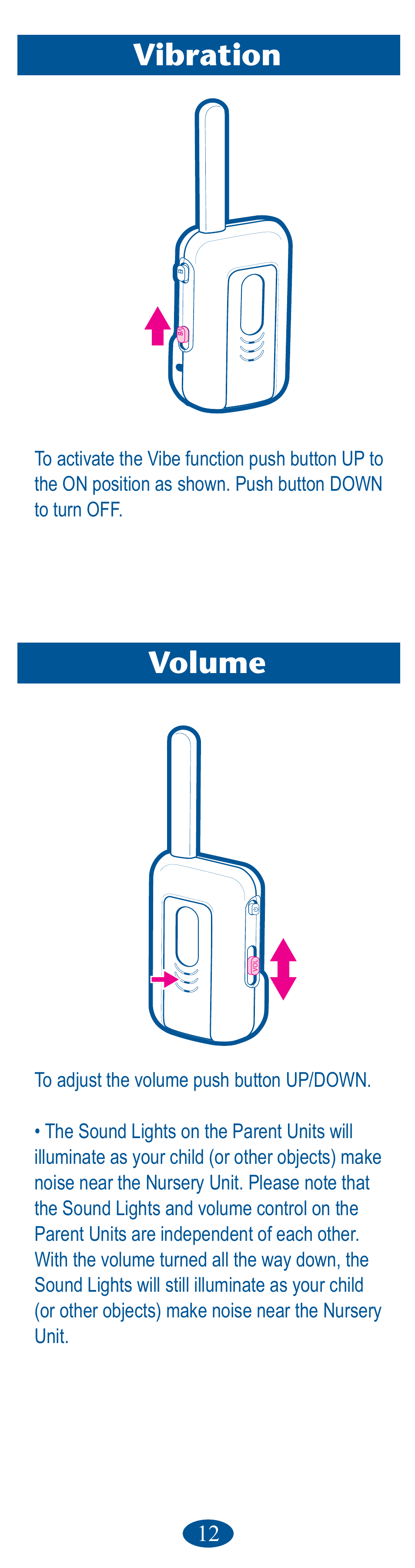 Vibration volume | Graco Ultra Clear PD106594B User Manual | Page 12 / 32