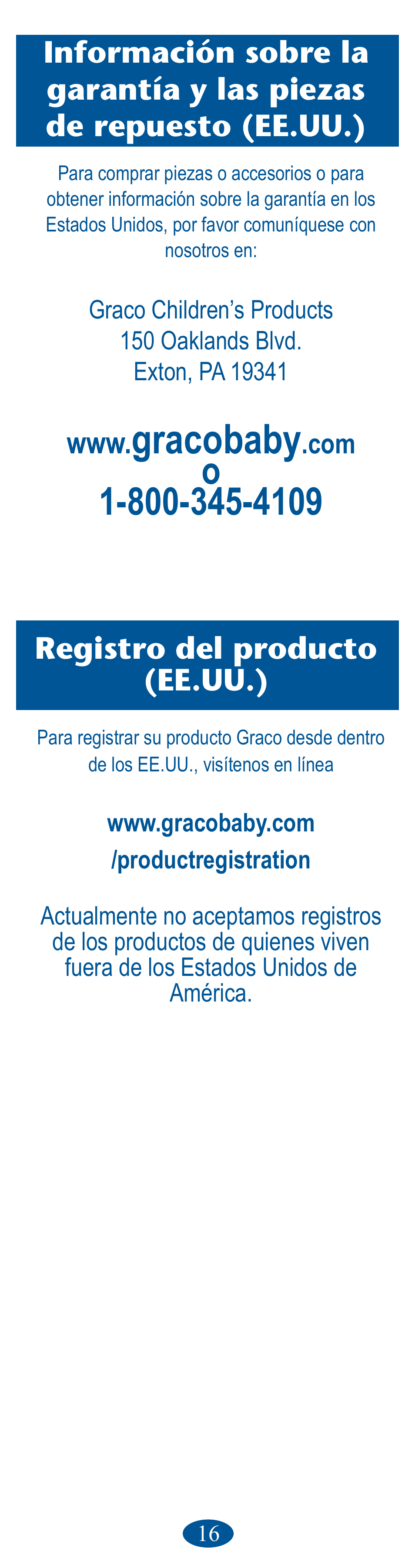 Gracobaby | Graco Ultra Clear PD106594B User Manual | Page 32 / 32