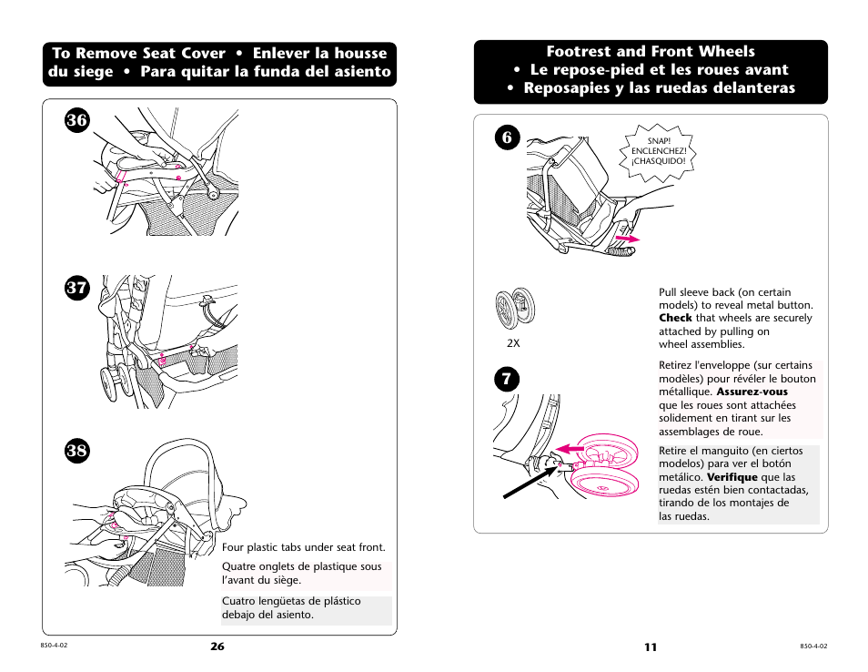 Graco 6110 User Manual | Page 11 / 36