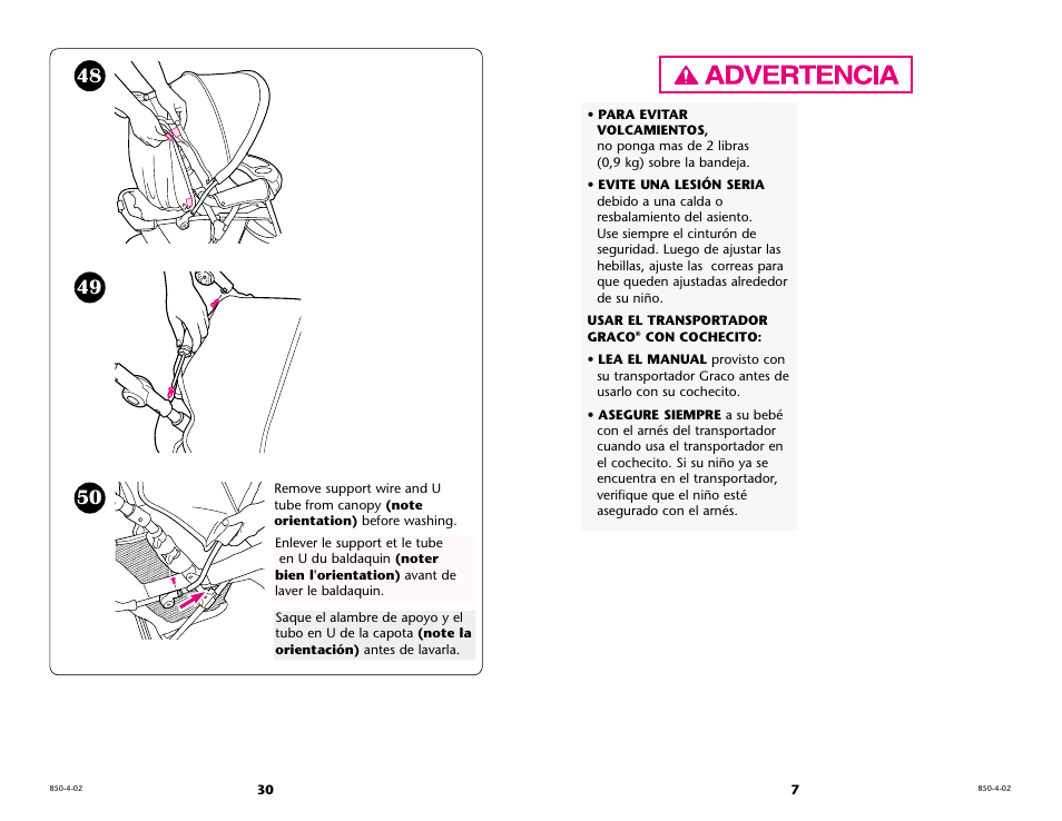 Graco 6110 User Manual | Page 30 / 36