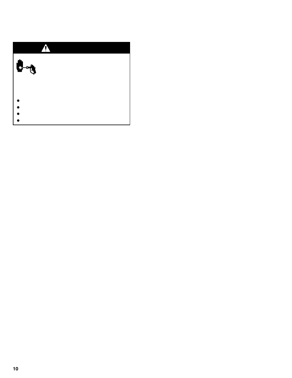 Operation, Warning | Graco 230-998 User Manual | Page 10 / 16