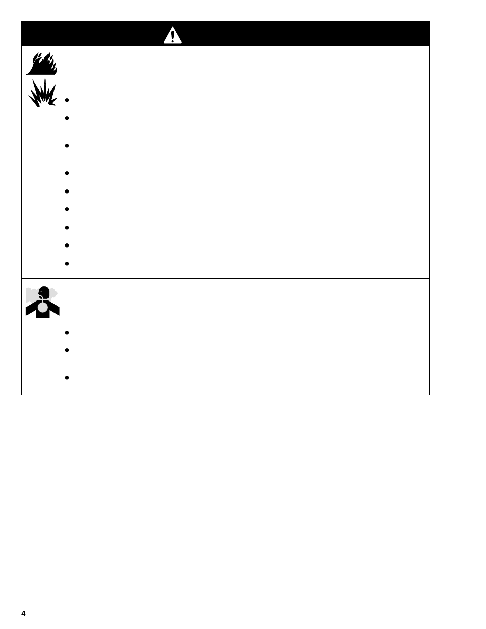 Warning | Graco 230-998 User Manual | Page 4 / 16