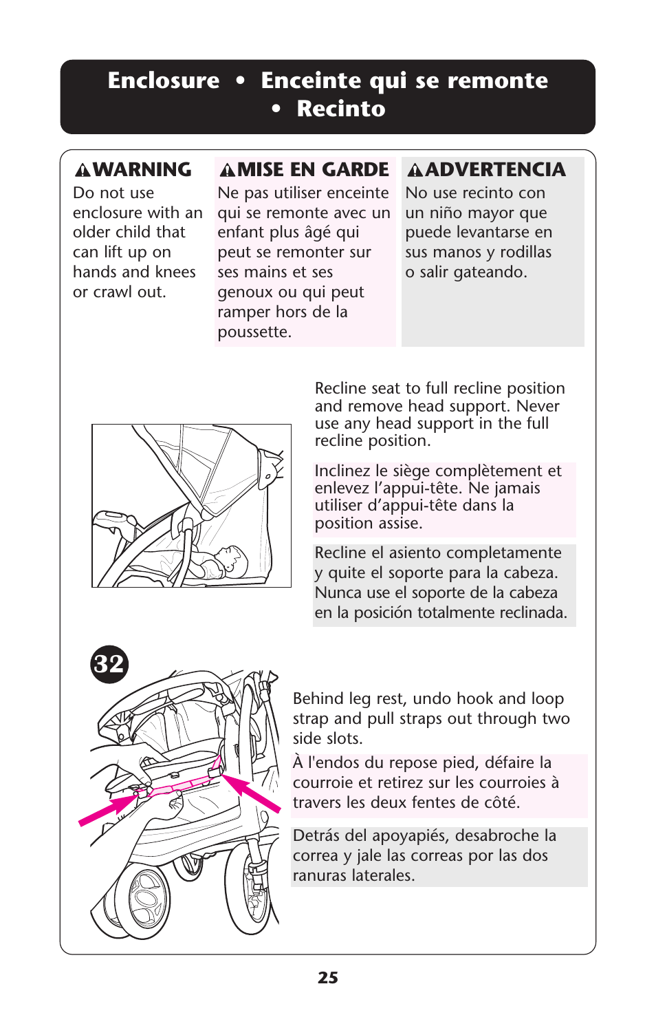 Enclosure • enceinte qui se remonte • recinto | Graco ISPA173AB User Manual | Page 25 / 44