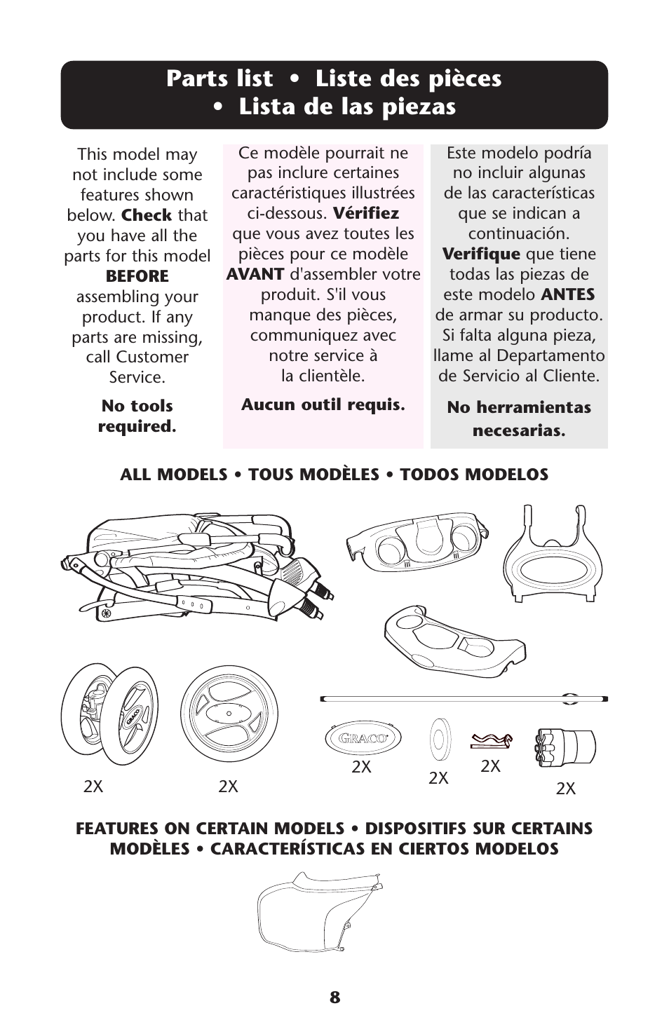 Graco ISPA173AB User Manual | Page 8 / 44