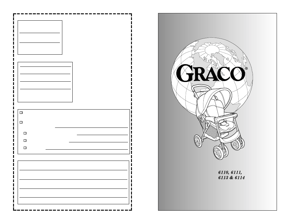 Graco 6110 User Manual | 128 pages