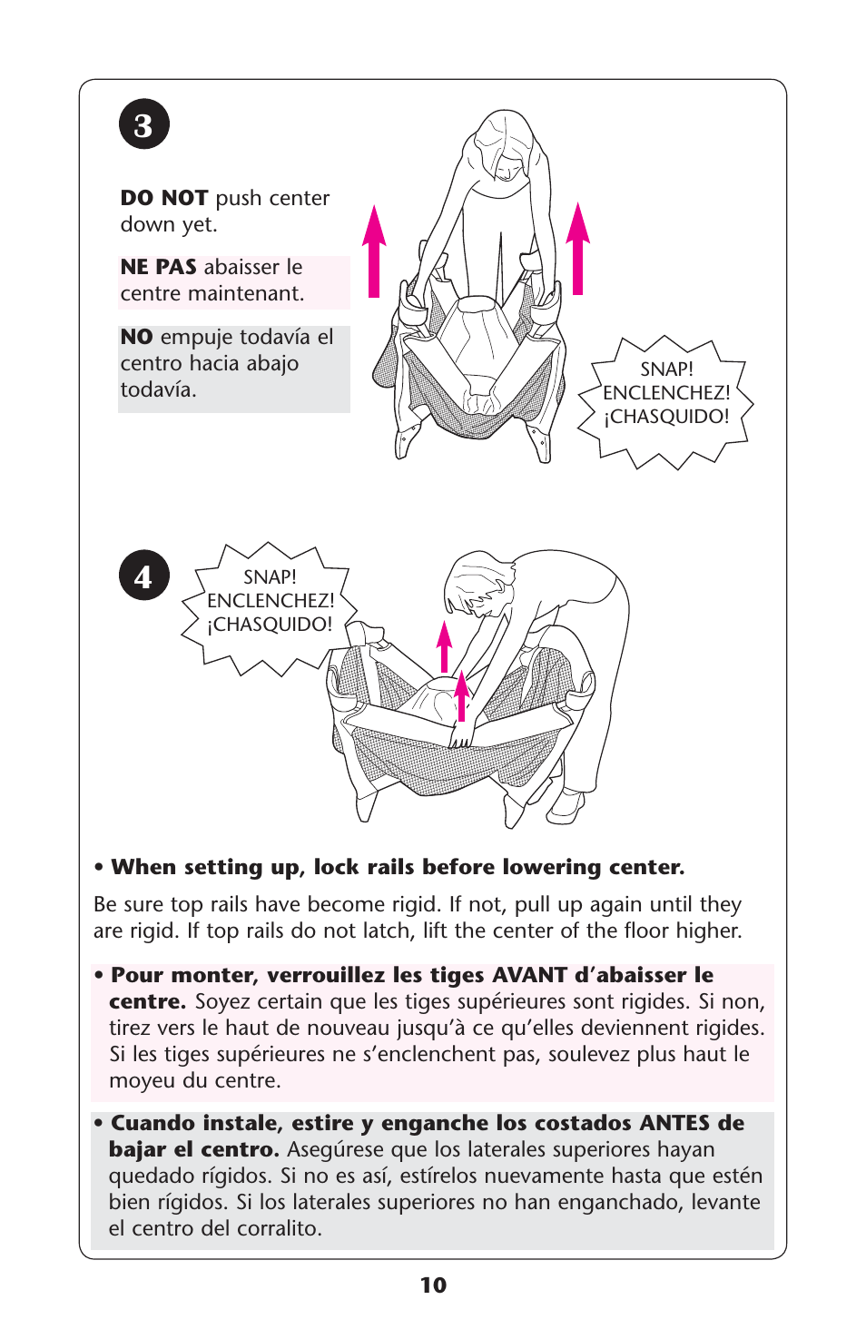 Graco Pack 'n Play ISPP120AD User Manual | Page 10 / 40