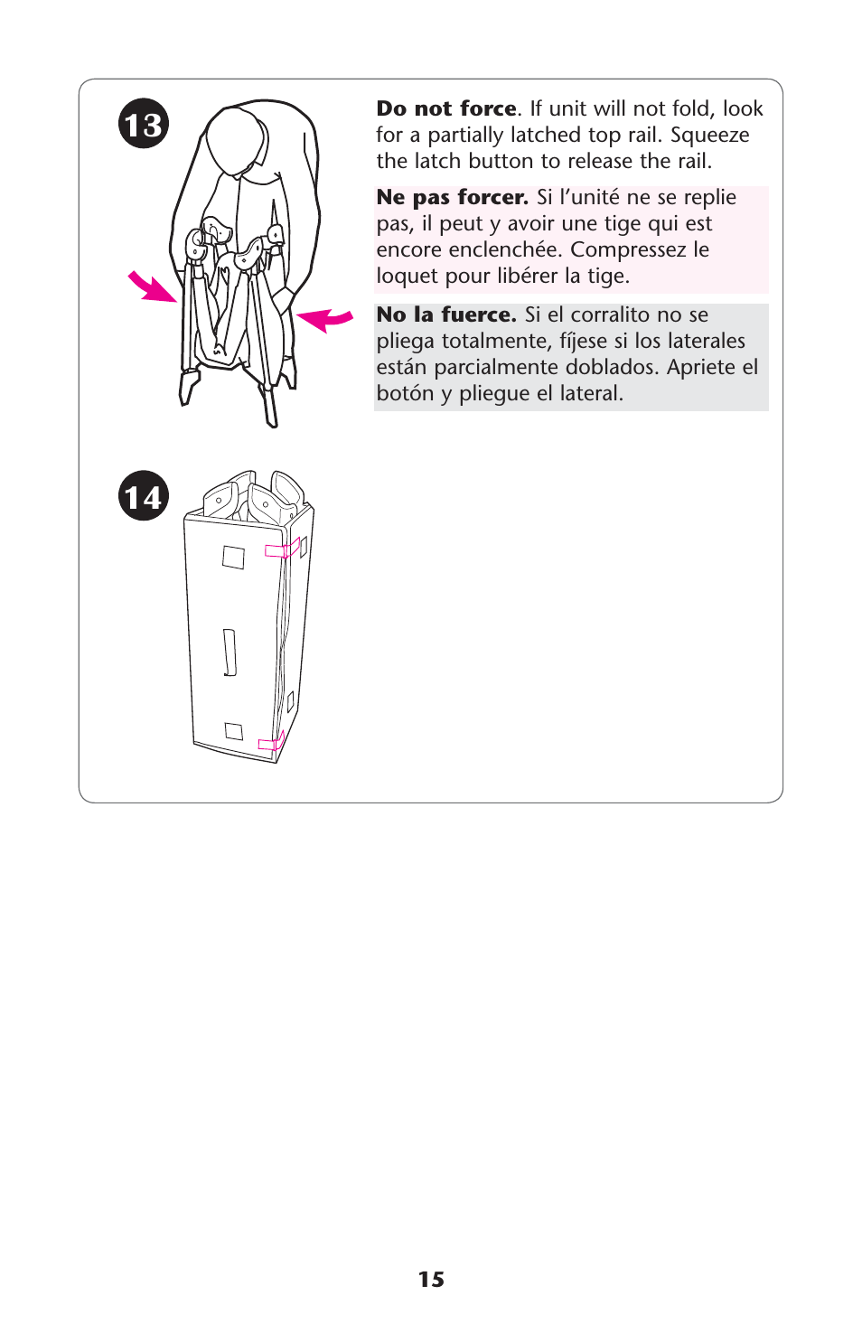 Graco Pack 'n Play ISPP120AD User Manual | Page 15 / 40