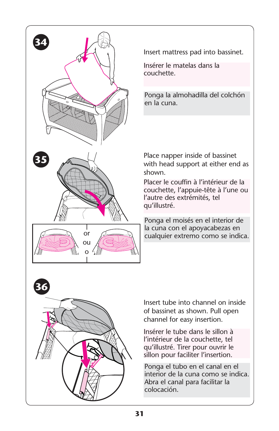 Graco Pack 'n Play ISPP120AD User Manual | Page 31 / 40