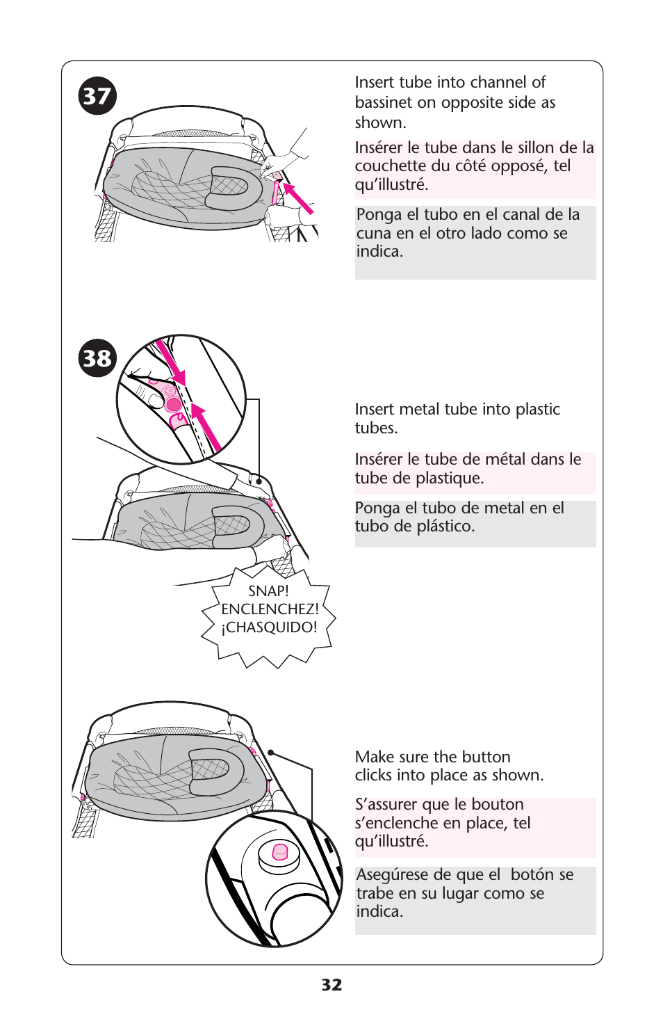 Graco Pack 'n Play ISPP120AD User Manual | Page 32 / 40