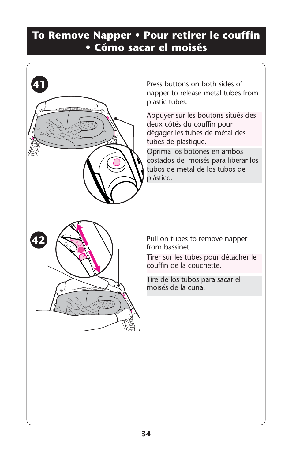 4o s | Graco Pack 'n Play ISPP120AD User Manual | Page 34 / 40