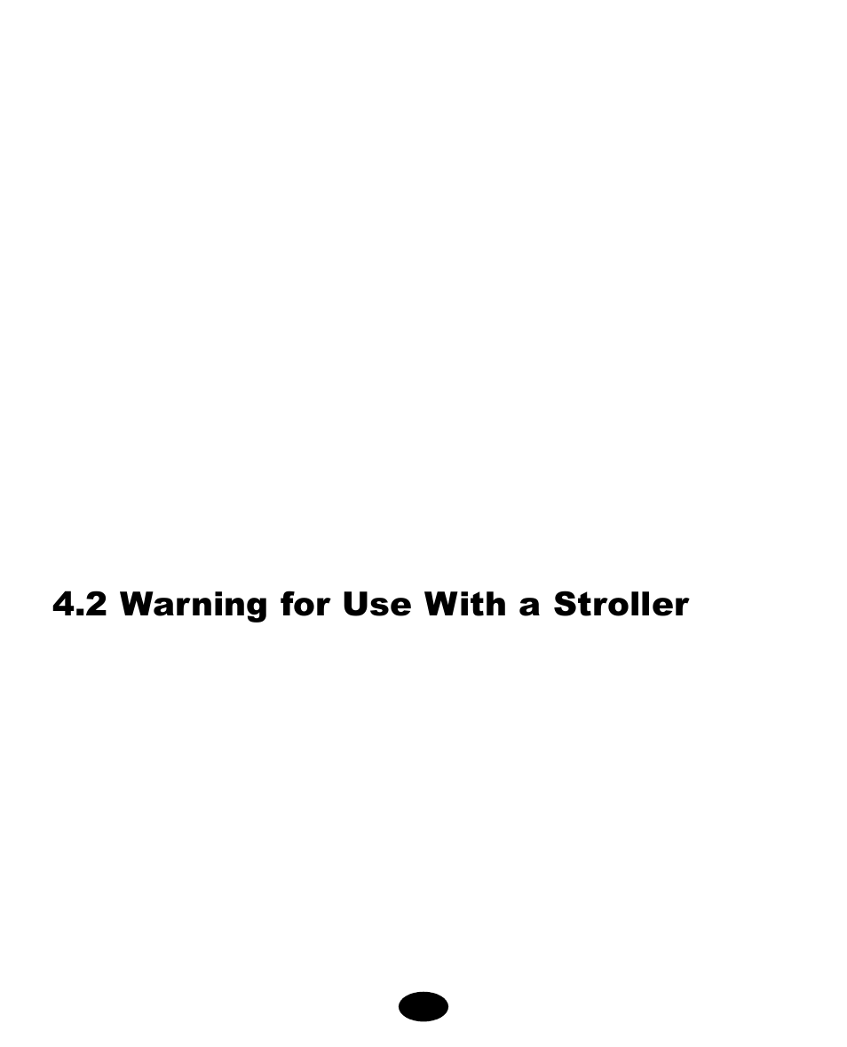 2 warning for use with a stroller | Graco ISPA118AC User Manual | Page 51 / 110