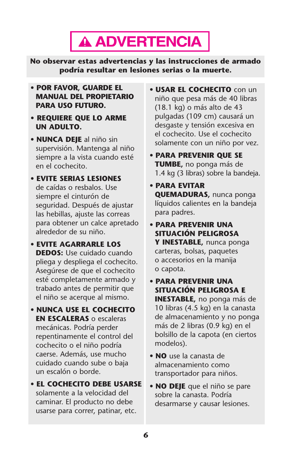 Graco ISPA118AC User Manual | Page 6 / 110