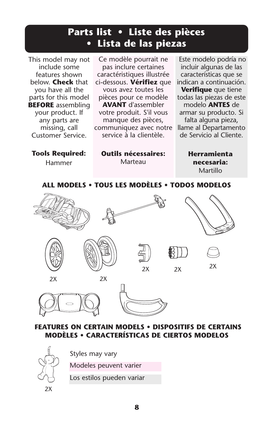 Graco ISPA118AC User Manual | Page 8 / 110