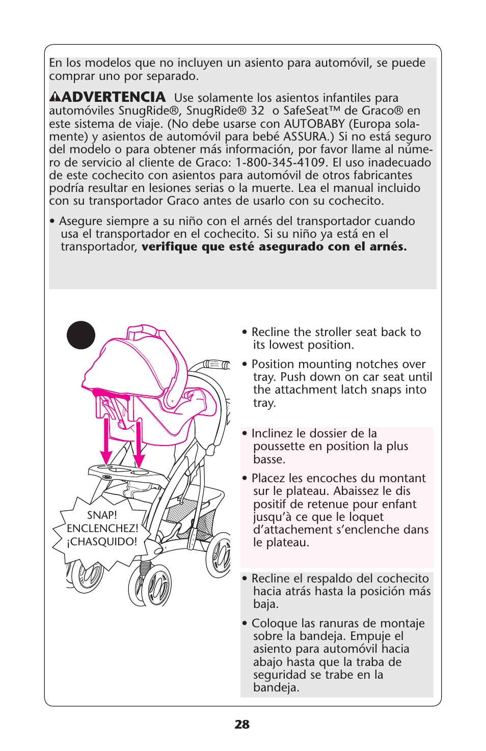 Graco 1757083 User Manual | Page 28 / 136