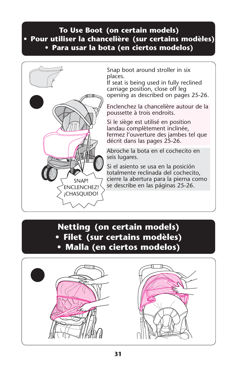 Etting s s | Graco 1757083 User Manual | Page 31 / 136
