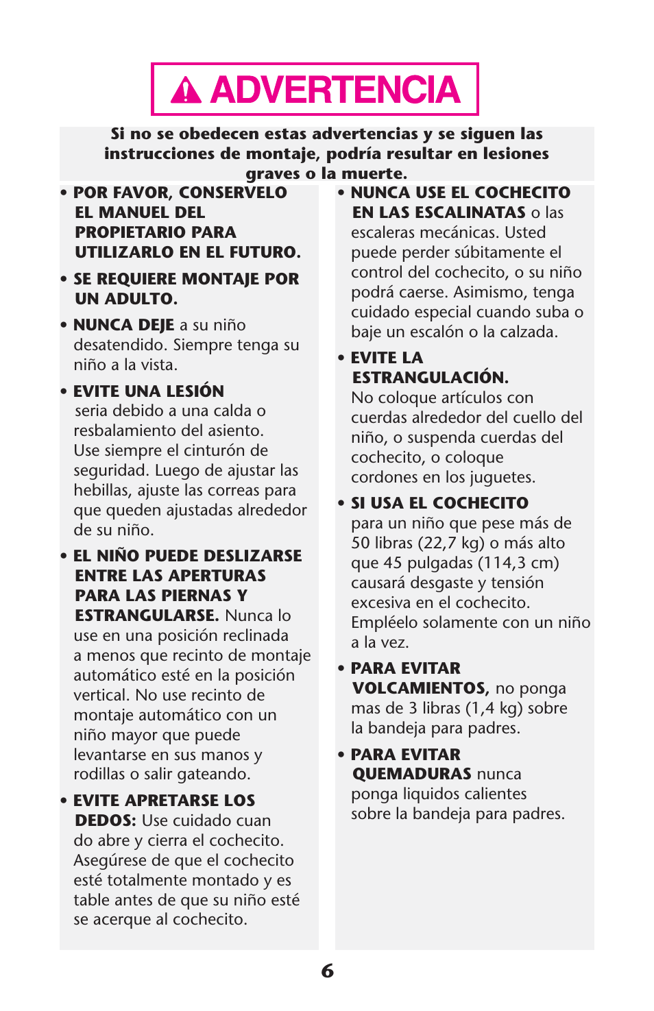 Graco 1757083 User Manual | Page 6 / 136