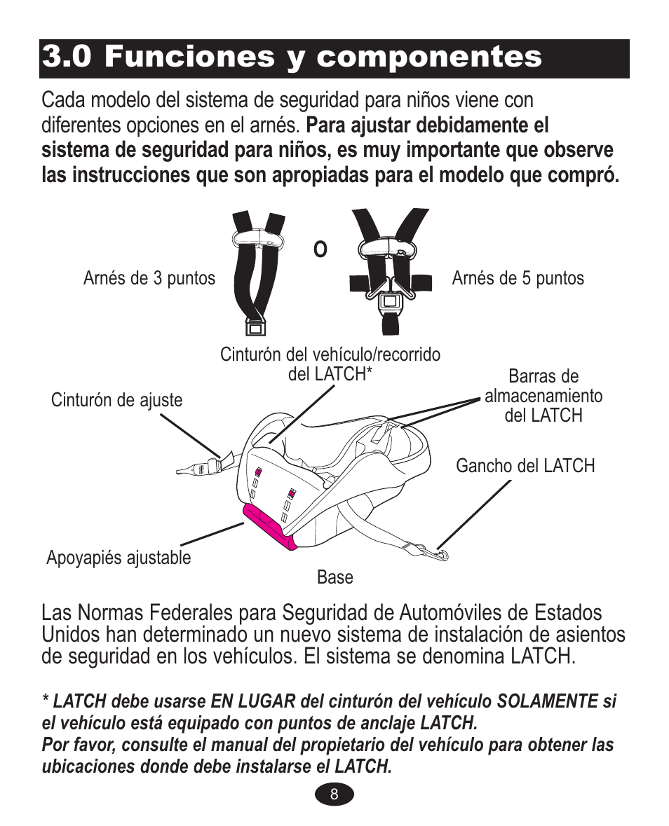 0 funciones y componentes | Graco 1757083 User Manual | Page 96 / 136