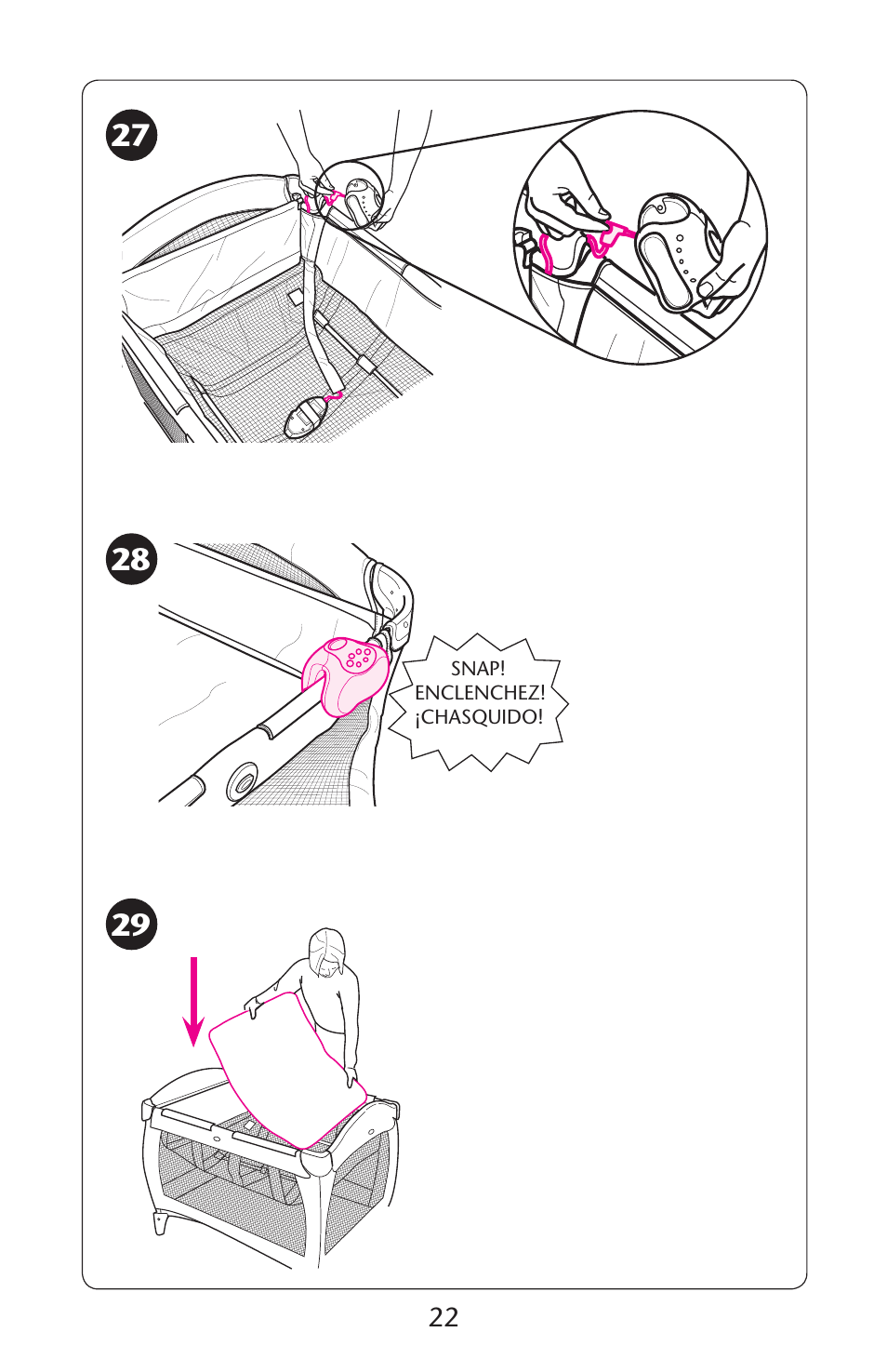 Graco Pack 'n Play ISPP119AC User Manual | Page 22 / 52