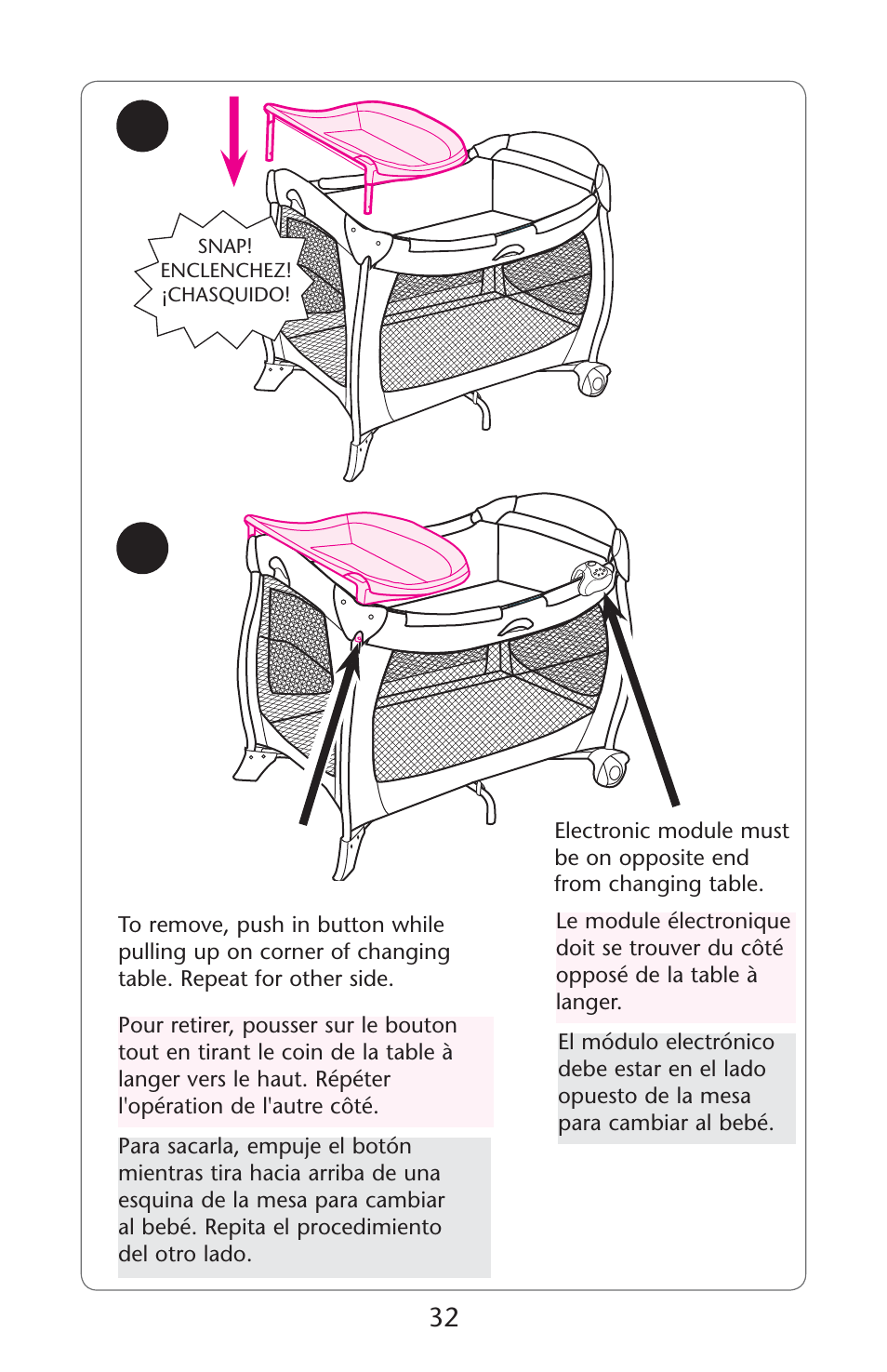 Graco Pack 'n Play ISPP119AC User Manual | Page 32 / 52