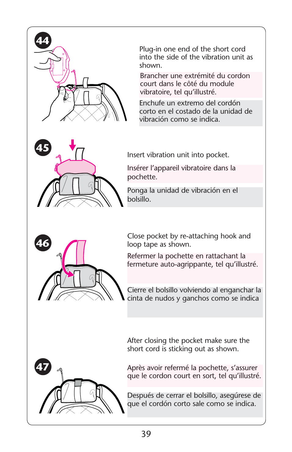 Graco Pack 'n Play ISPP119AC User Manual | Page 39 / 52