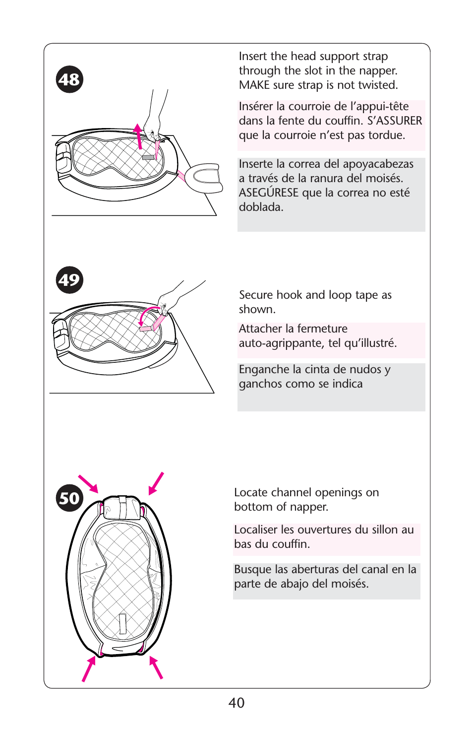 Graco Pack 'n Play ISPP119AC User Manual | Page 40 / 52