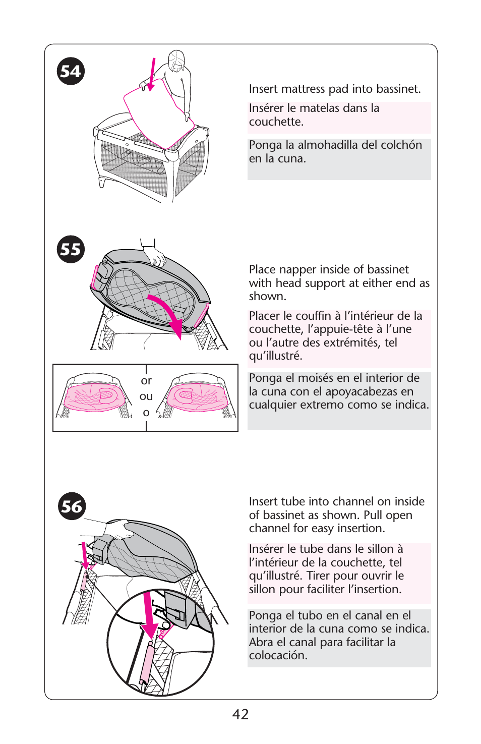 Graco Pack 'n Play ISPP119AC User Manual | Page 42 / 52